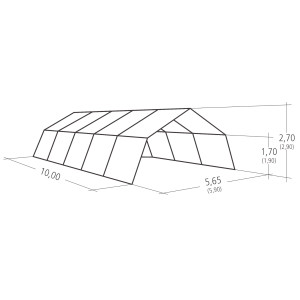 Hospital de Campaña Sas 56m² Pvc Covering